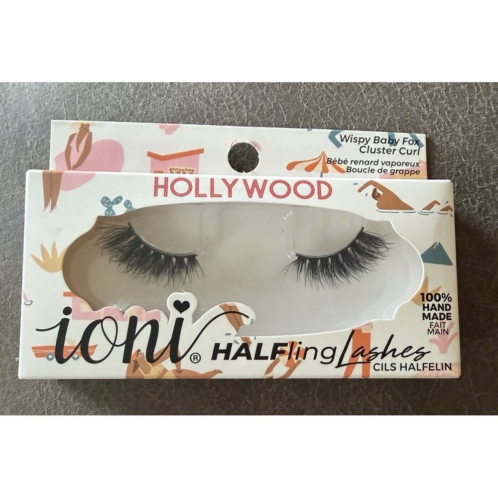 ioni 3D Mink Eye Lashes HOLLYWOOD Halfling Lashes 686LA02